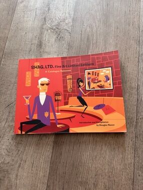 SHAG, LTD. Fine Art Catalogue - Red Orange Illustrated Cover